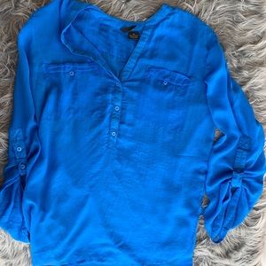 Gently Worn Blue Nue Options Top